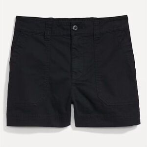 Old Navy Black High-Rise Chino Shorts (Size: S)